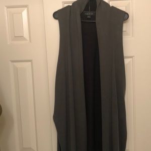 36 inch long vest August Silk from Saks Fifth.